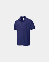 Polo Naples polyester katoen 210g/m² om te personaliseren - Marineblauw