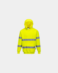 Hoodie hi-vis 300 g/m² om te personaliseren - Geel