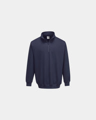 Sweater met rits kraag 300 g/m² om te personaliseren - Marineblauw