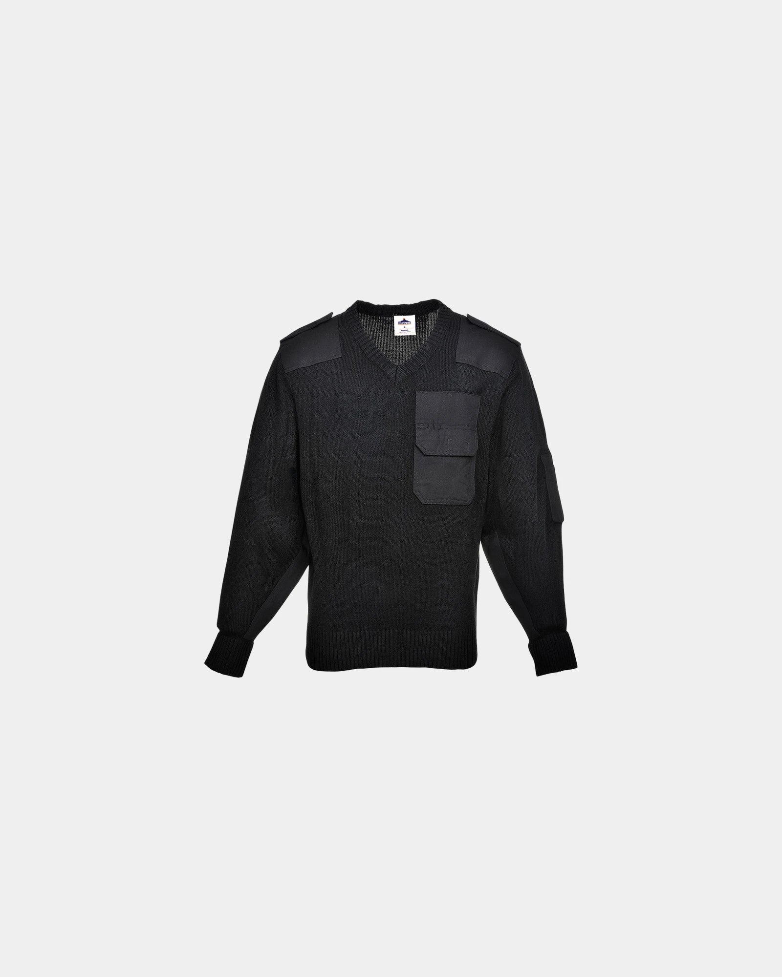 Pull acryl met versterking om te personaliseren - Zwart-Hemelsblauw