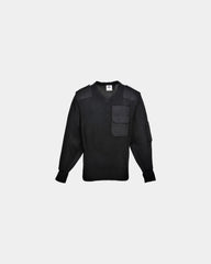 Pull acryl met versterking om te personaliseren - Zwart-Hemelsblauw