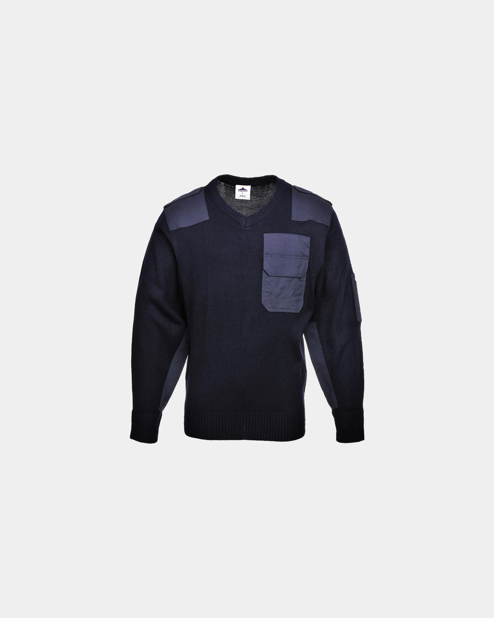 Pull acryl met versterking om te personaliseren - Marineblauw