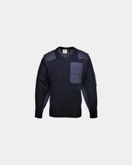 Pull acryl met versterking om te personaliseren - Marineblauw