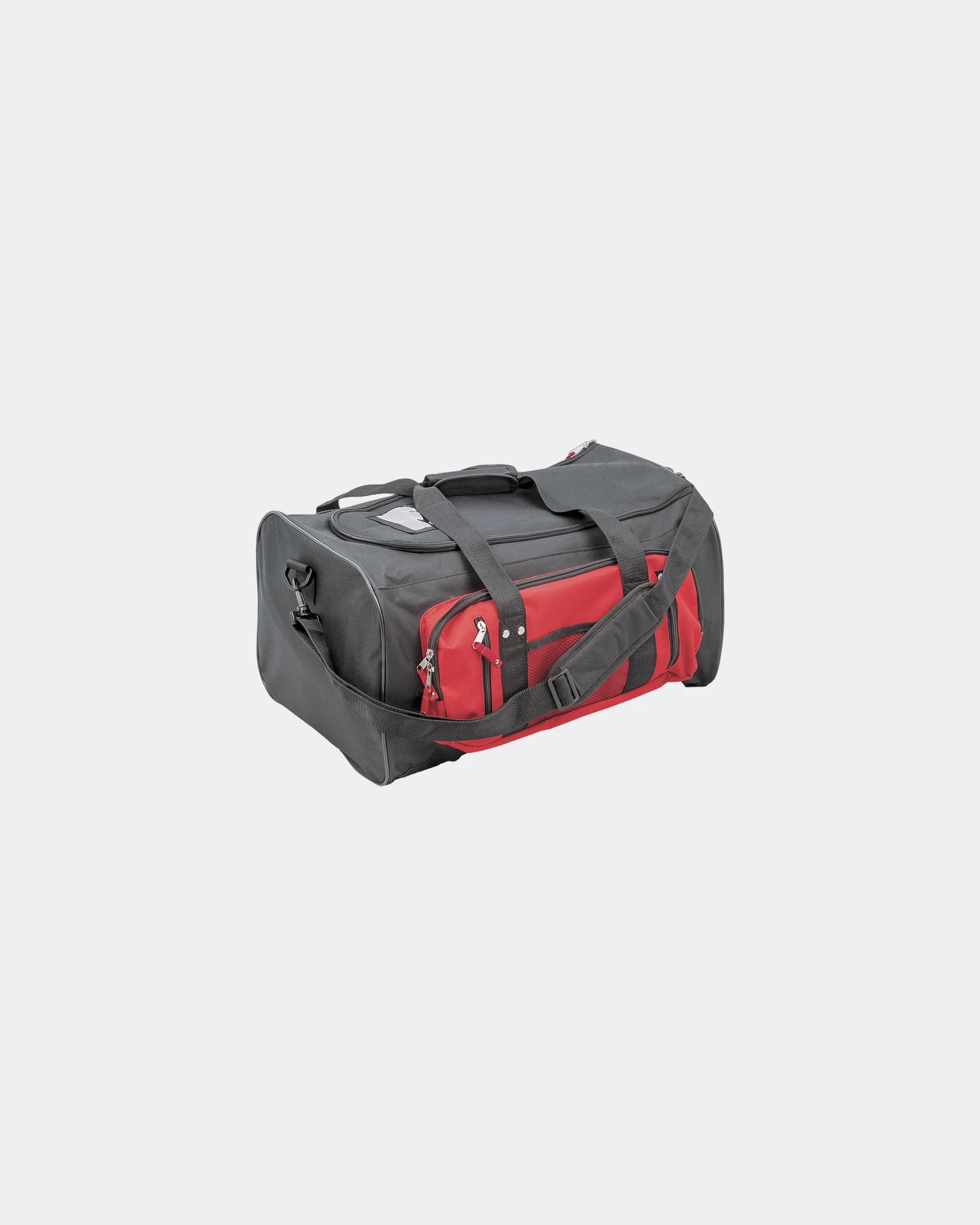 Reistas polyester 600D met schoenenvak om te personaliseren - Zwart-Hemelsblauw