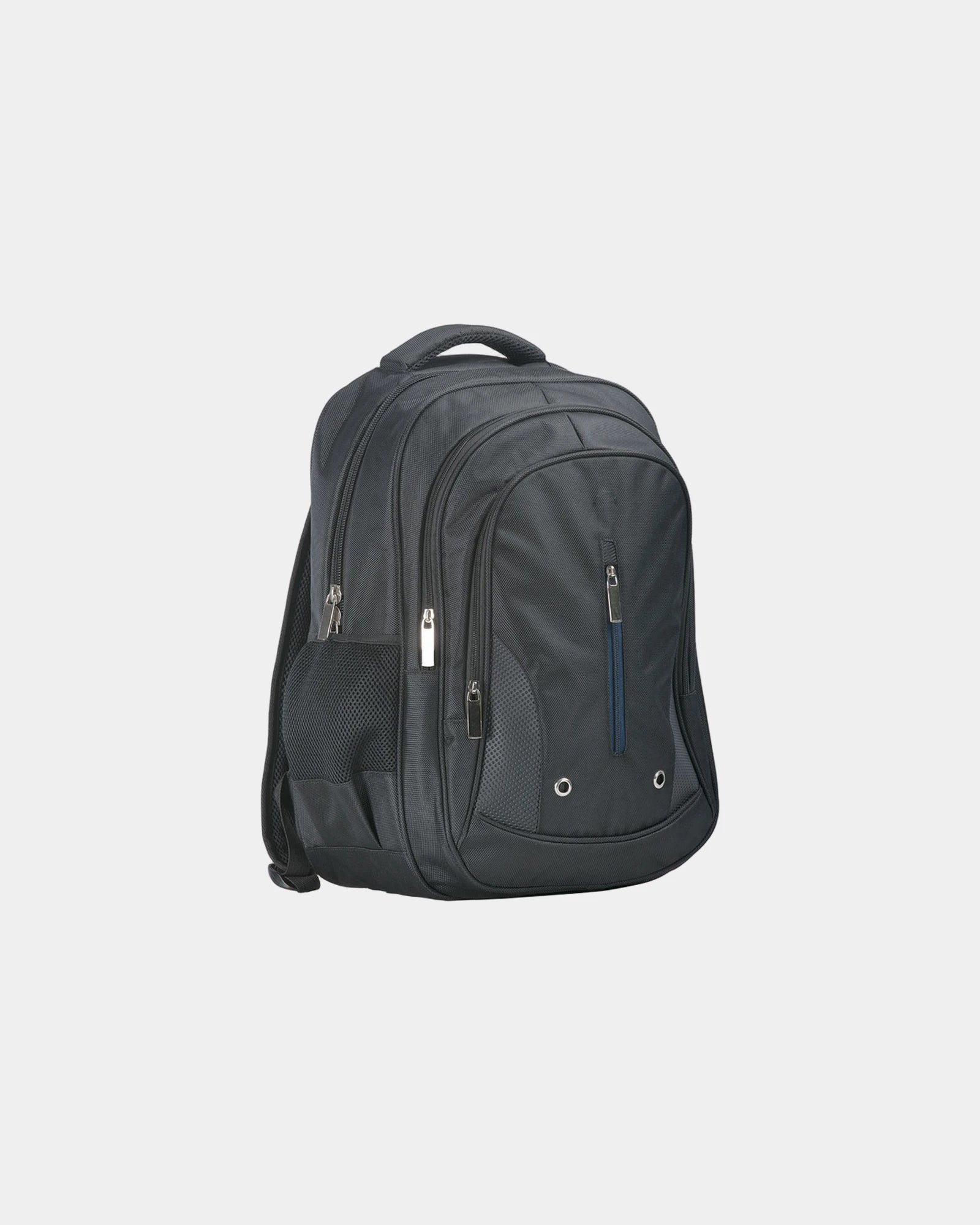 Rugzak polyester oxford 1680D om te personaliseren - Zwart-Hemelsblauw
