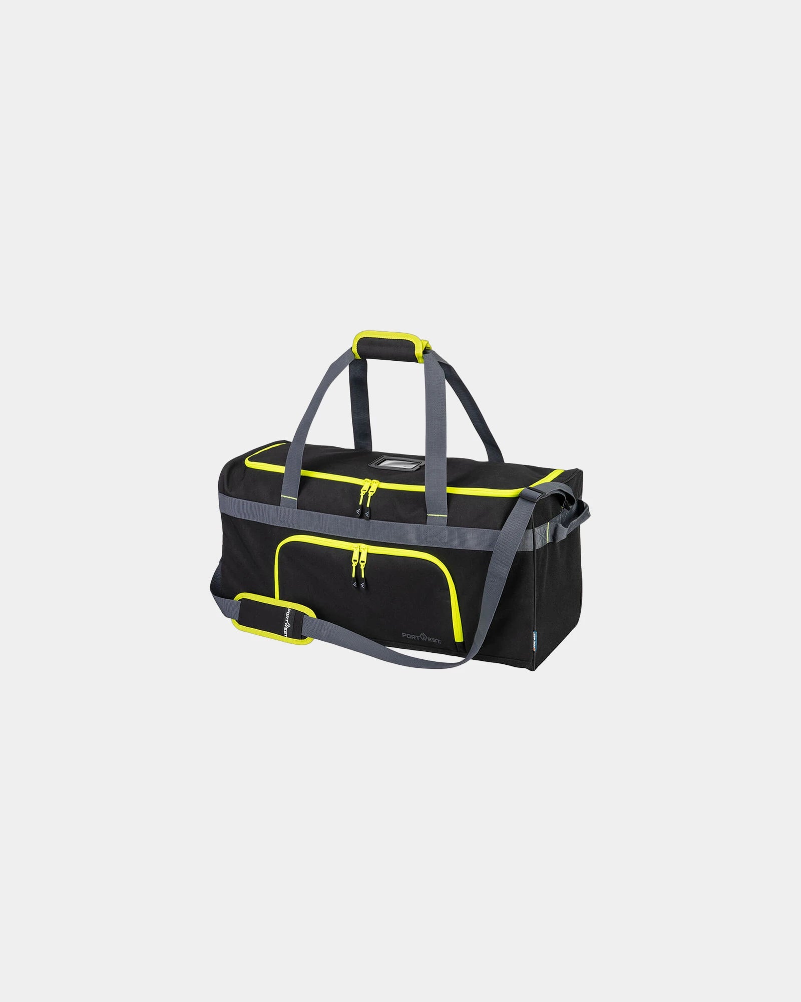 Sporttas polyester 600D 60L om te personaliseren - Zwart-Hemelsblauw