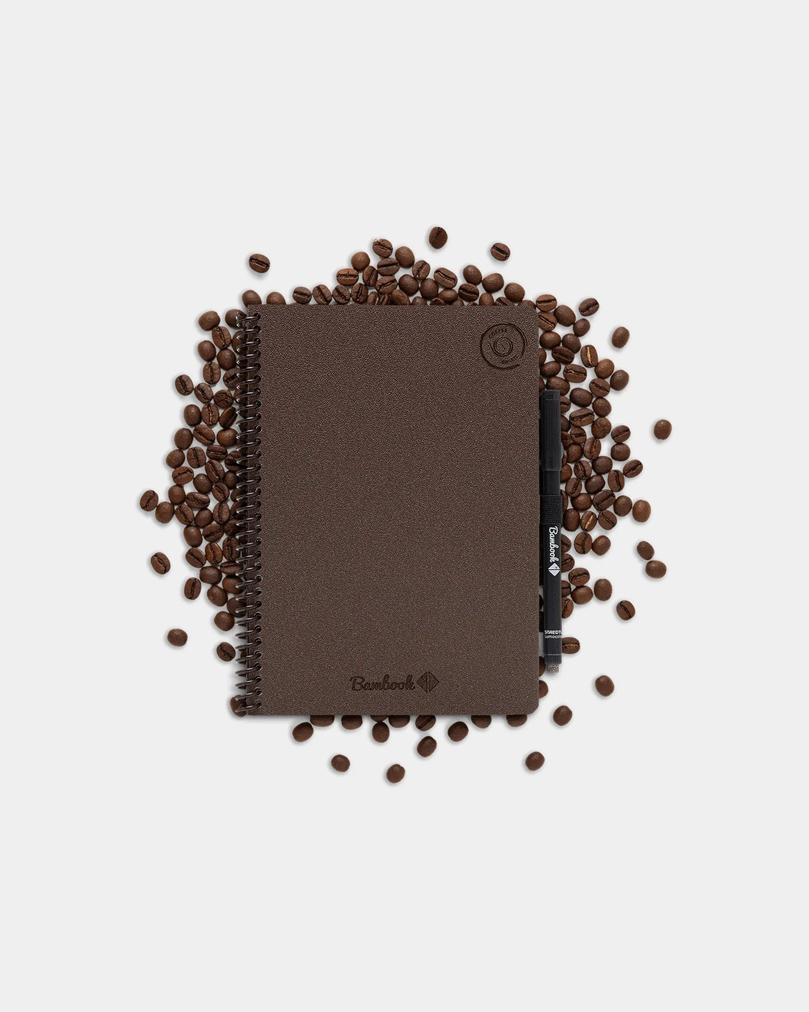 Notitieboek Bambook Coffee Based A5 om te personaliseren - Gerecycled koffiedik