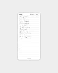 Whiteboard adhesief Bambook to-do list om te personaliseren - Wit