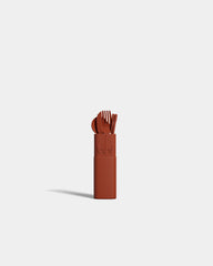Bestekset bio-composite herbruikbaar om te personaliseren - Terracotta