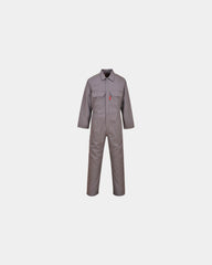 Overall katoen lasbescherming BIZ1 om te personaliseren - Grijs