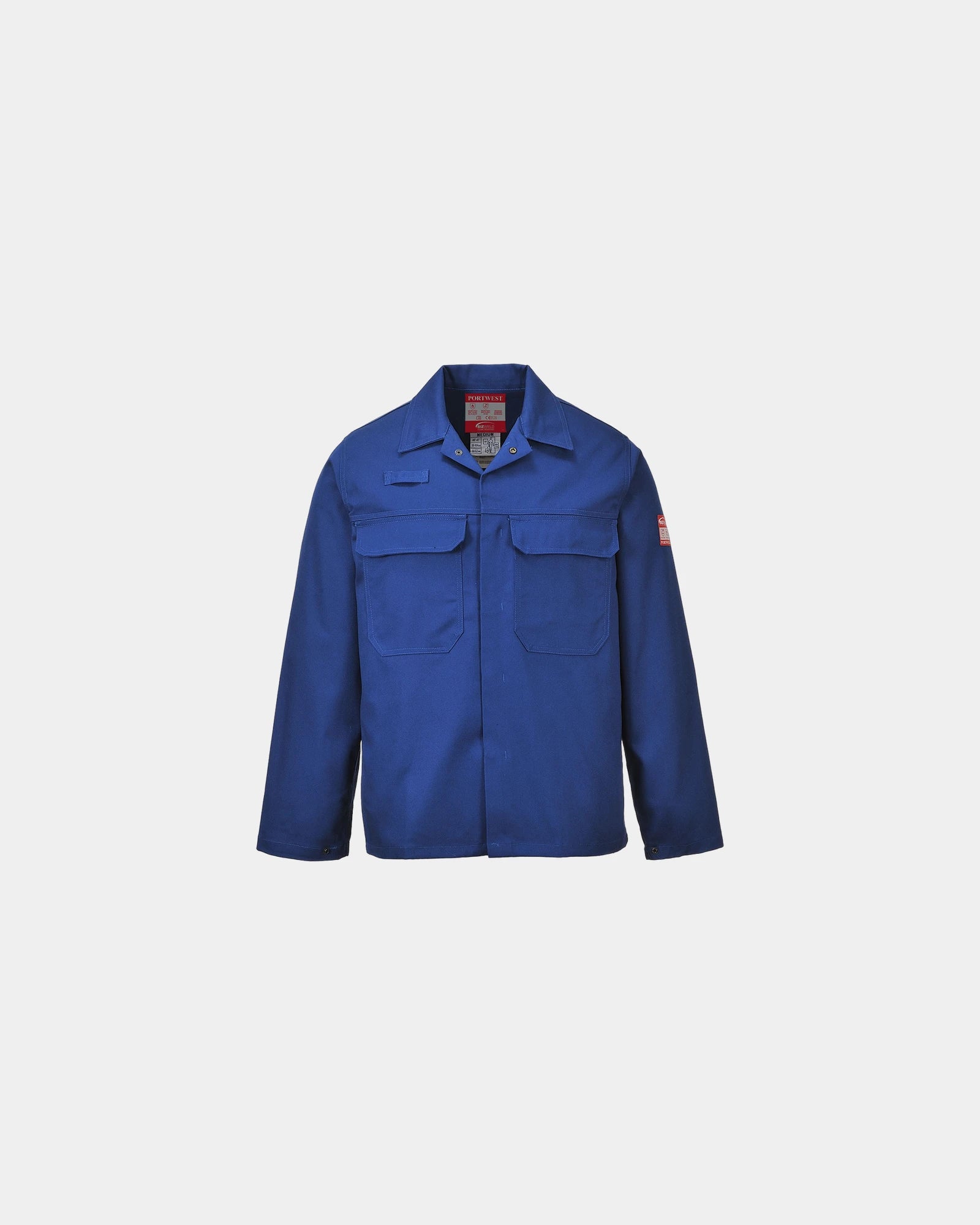 Vlambestendige werkjas om te personaliseren - Donkerblauw