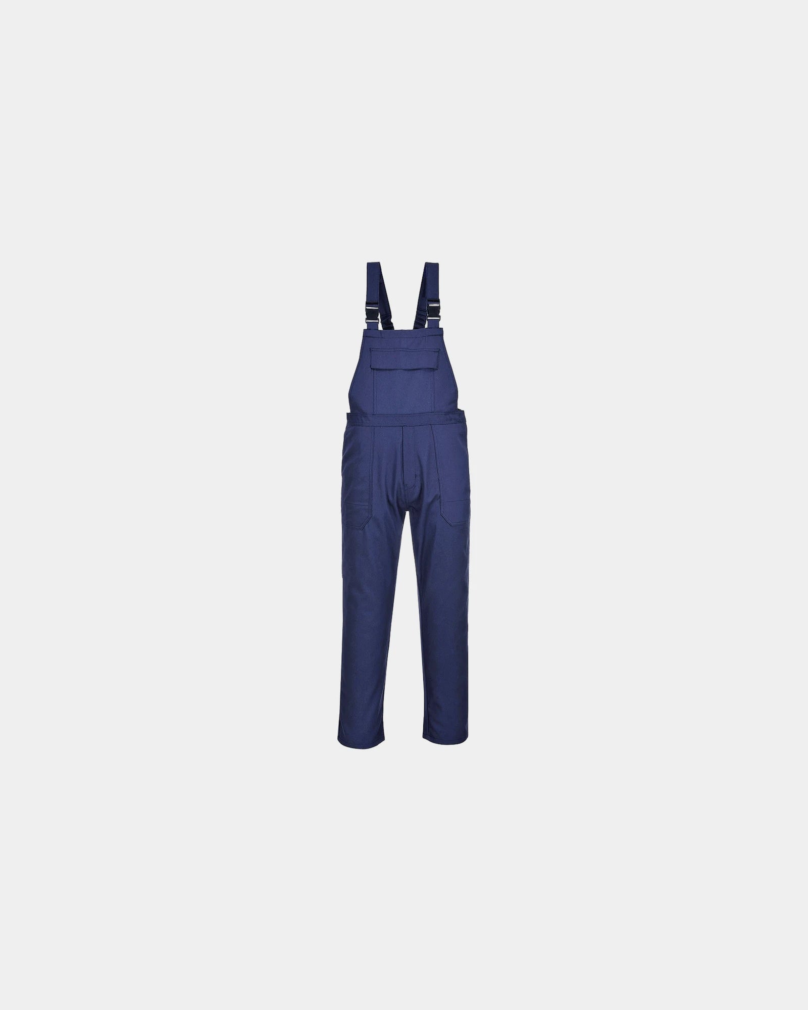 Latijkbroek met bretels katoen 330g/m² om te personaliseren - Marineblauw