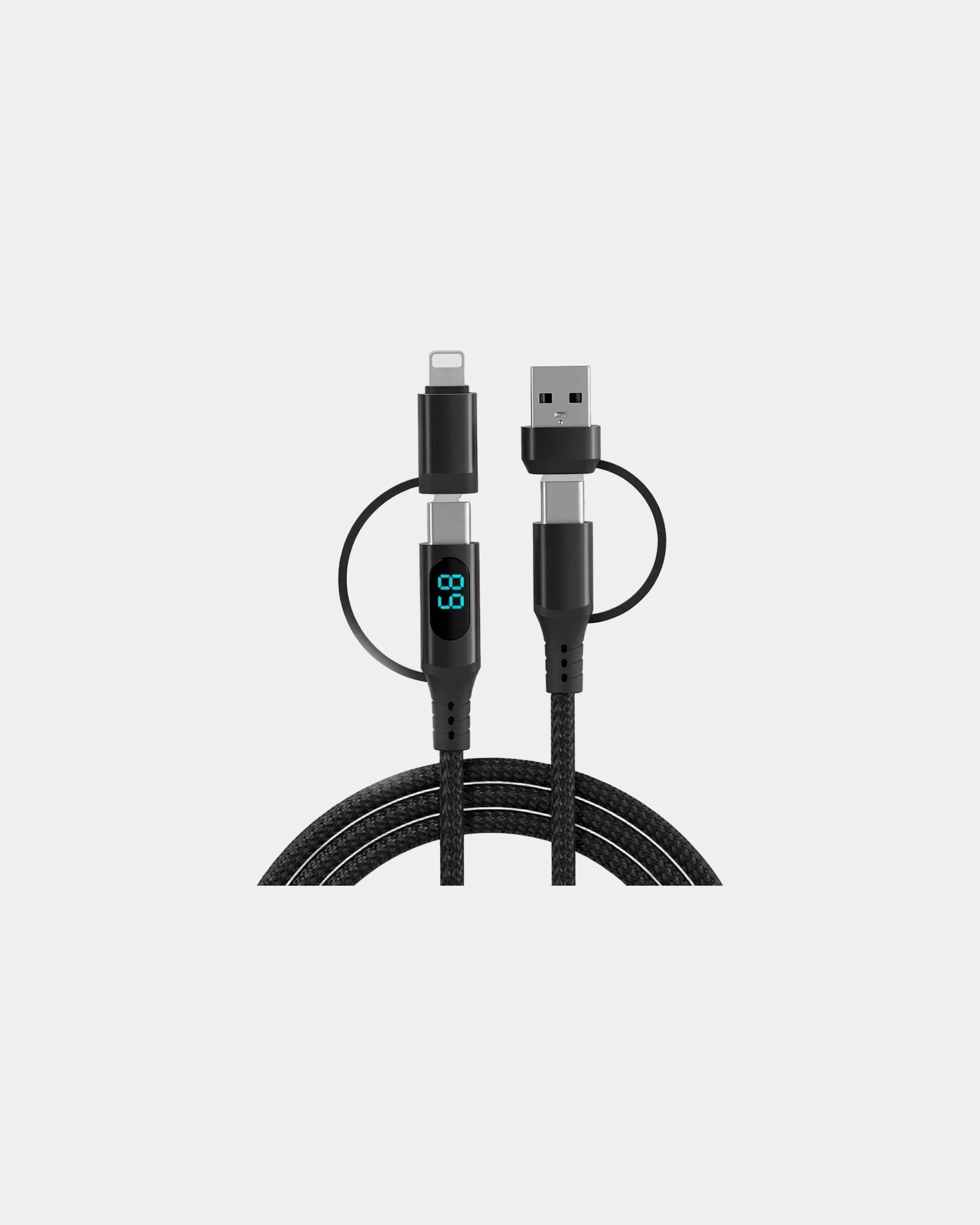 Multikabel LED Blaupunkt snelladen om te personaliseren - Zwart