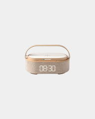 Speaker LED Blaupunkt draadloze oplader om te personaliseren - Hout