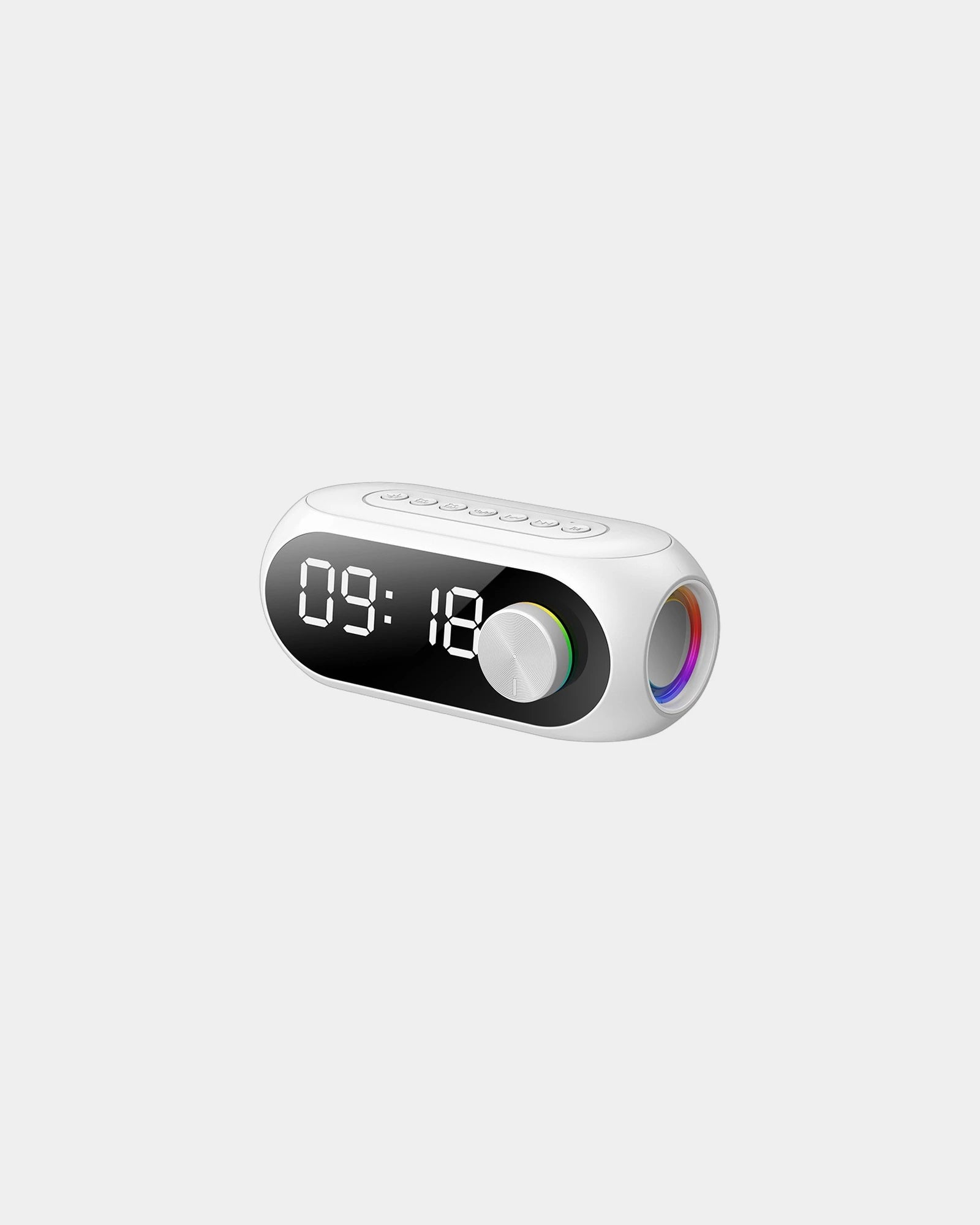 Wekker LED speaker 5W Blaupunkt om te personaliseren - Wit
