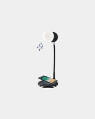 Oplaadstation speaker LED Blaupunkt om te personaliseren - Zwart