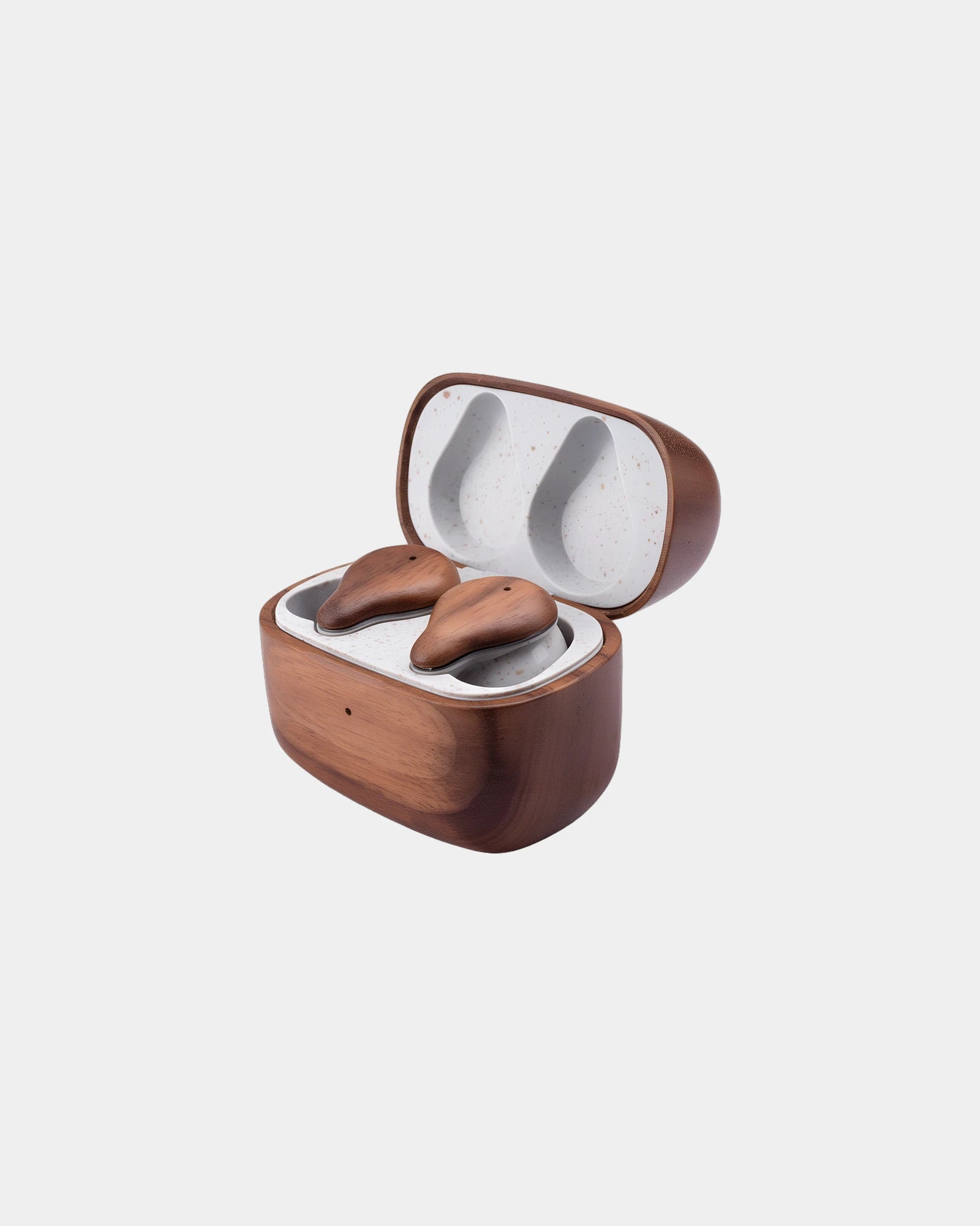 Oordopjes FSC hout met laadetui om te personaliseren - Hout