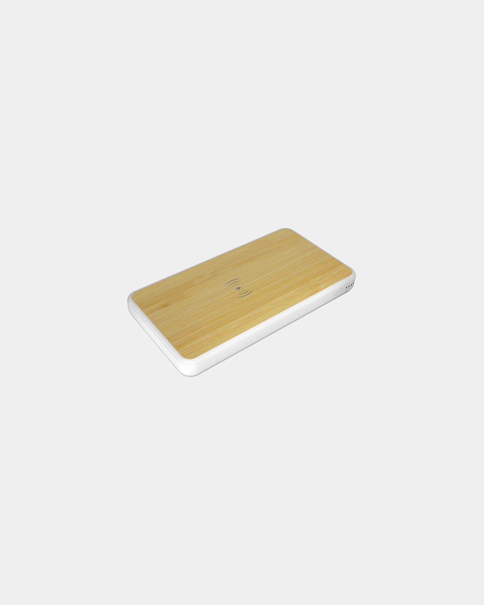 Powerbank draadloos bamboe 8.000mAh om te personaliseren - 1
