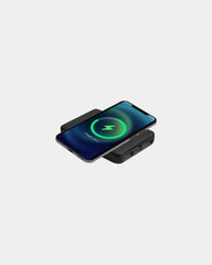 Powerbank RPET hennep 8.000mAh om te personaliseren - Zwart