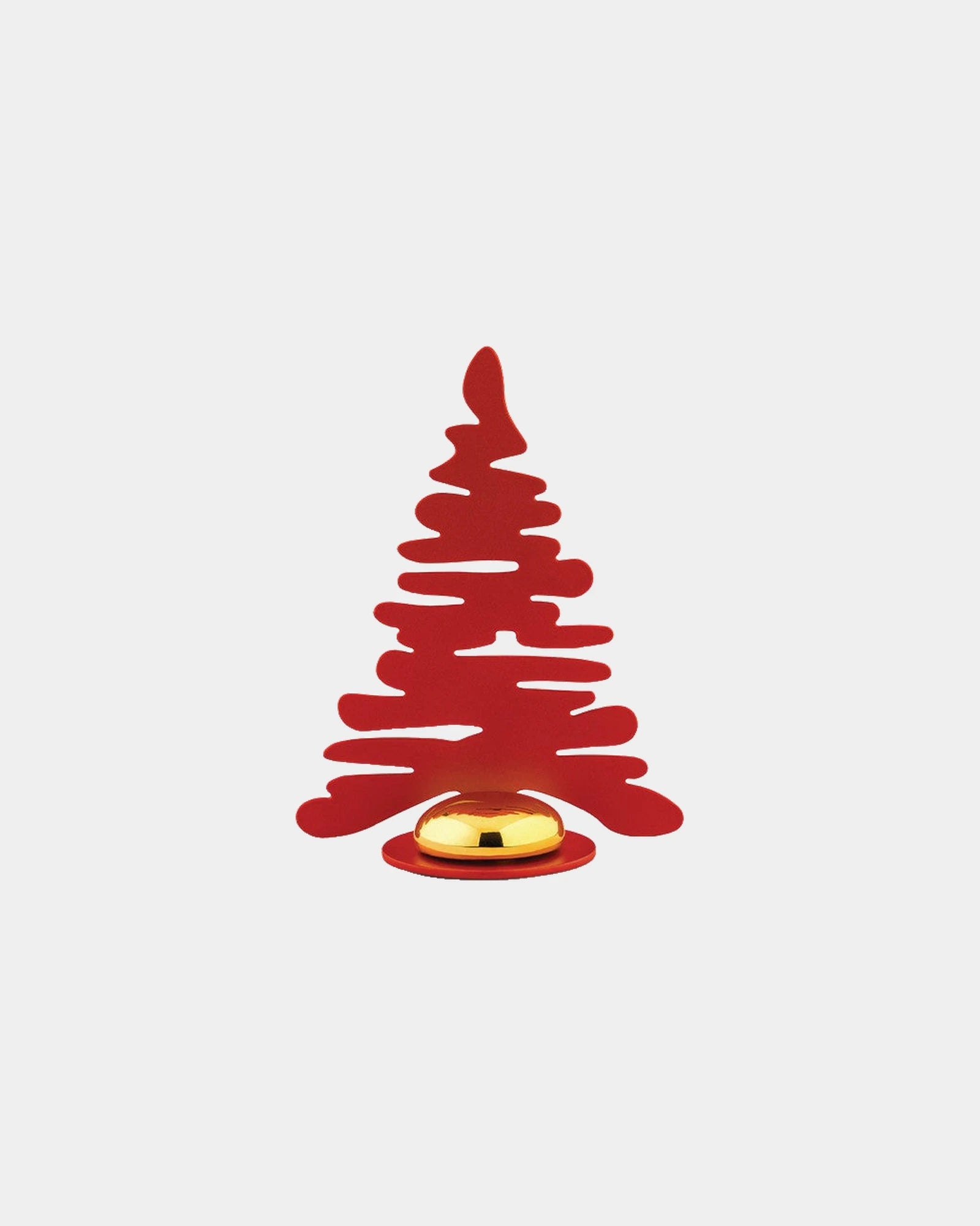 Naamplaatje staal rood Barkplace Tree om te personaliseren - Rood