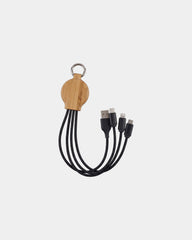 Sleutelhanger gerecyclede kabel 5-in-1 om te personaliseren - 1
