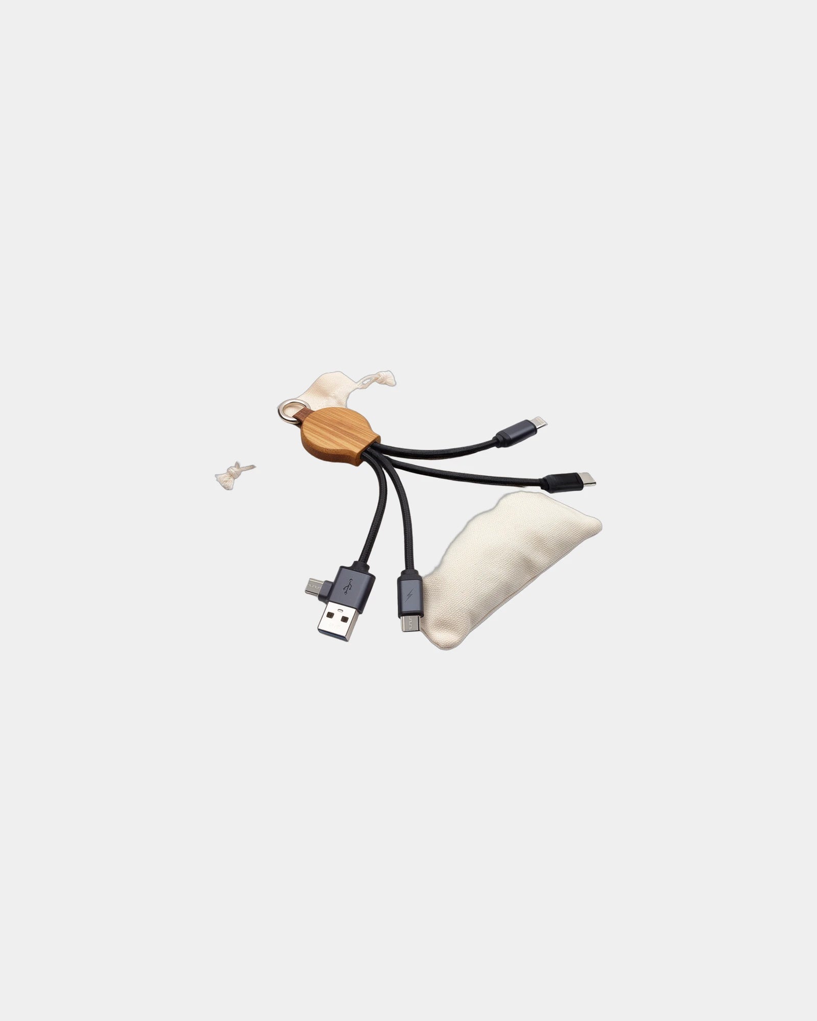 Sleutelhanger gerecyclede kabel 5-in-1 om te personaliseren - 2