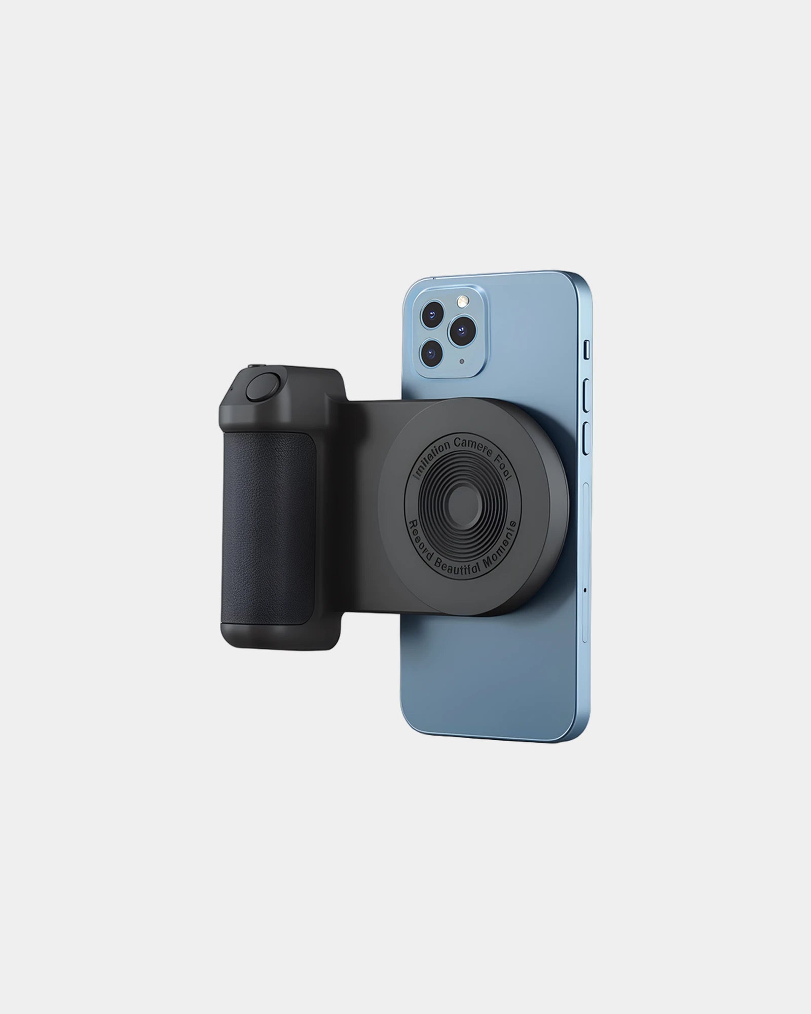 Smartphonehouder Bluetech 2-in-1 om te personaliseren - Zwart