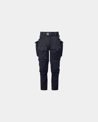 Modulaire werkbroek 3-in-1 stretch om te personaliseren - Zwart-Hemelsblauw