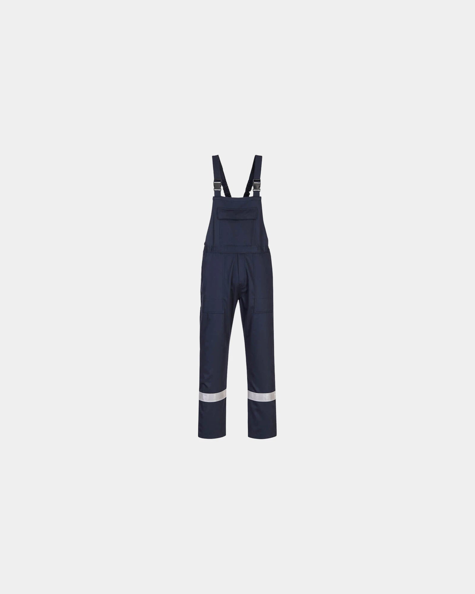 Overall met bretels 100% katoen om te personaliseren - Marineblauw