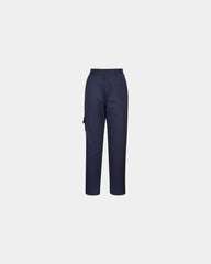 Cargobroek dames polycotton 190 g/m² om te personaliseren - Marineblauw