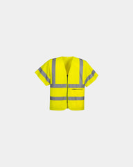 Bodywarmer met korte mouwen hoge om te personaliseren - Geel