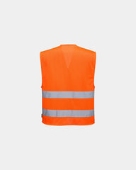 Hi-vis veiligheidsvest mesh polyester om te personaliseren - 1