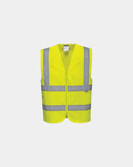 Bodywarmer met rits om te personaliseren - Geel