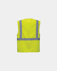Hi-vis gilet ademend Meshair Athène om te personaliseren - 2