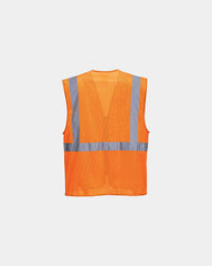 Hi-vis gilet ademend Meshair Athène om te personaliseren - 1