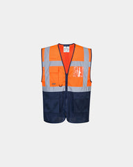 Hi-Vis executive bodywarmer om te personaliseren - Oranje