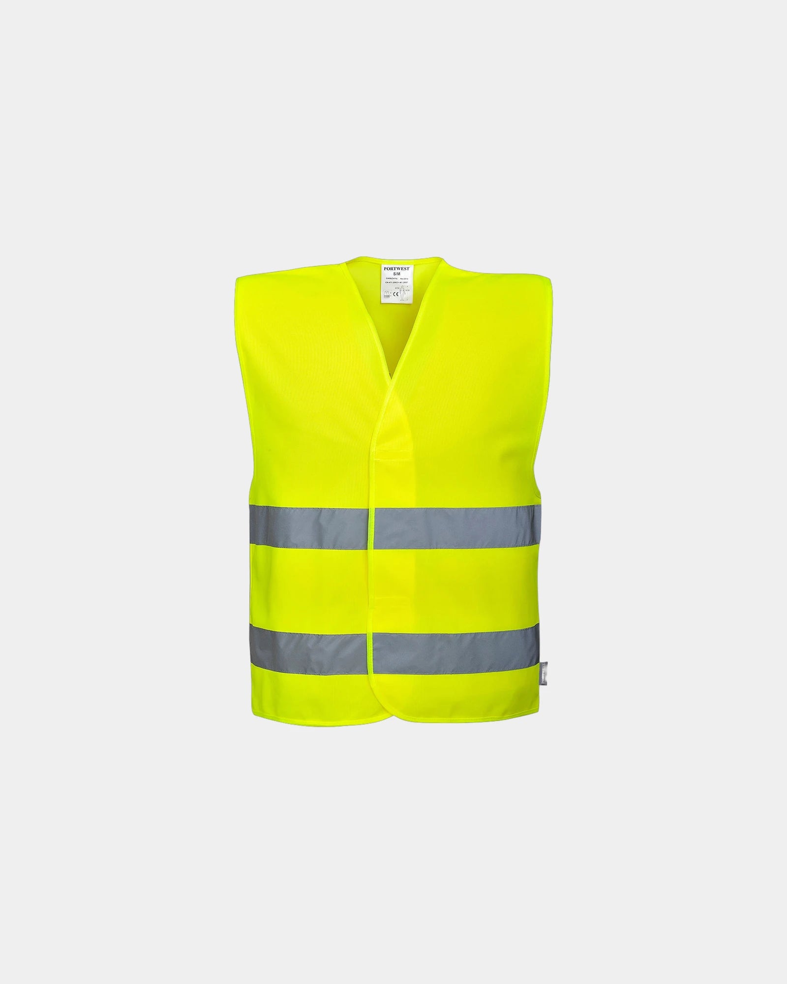 Hi-vis vest halfgaas ademend om te personaliseren - Geel