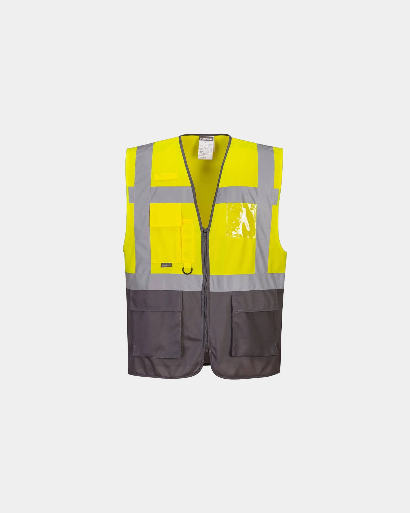 Executive bodywarmer polyester om te personaliseren - Geel-Groen