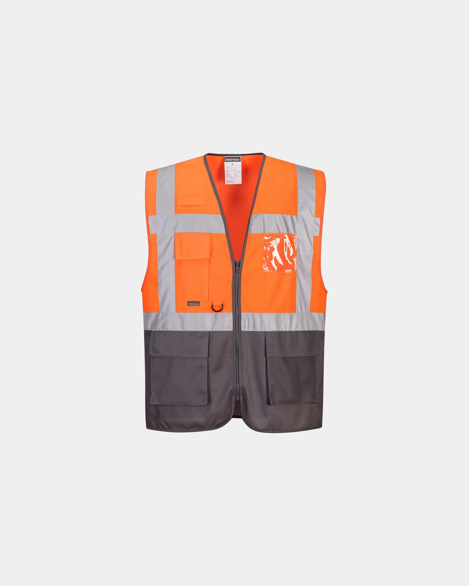 Executive bodywarmer polyester om te personaliseren - Oranje