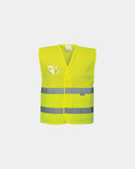 Hi-vis vest halfgaas ademend om te personaliseren - Geel