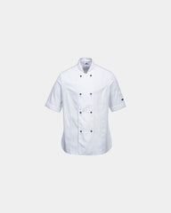 Chef jasje dames aeroded mesh om te personaliseren - Wit
