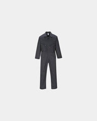 Overall polycotton 245 g/m² om te personaliseren - Zwart-Hemelsblauw
