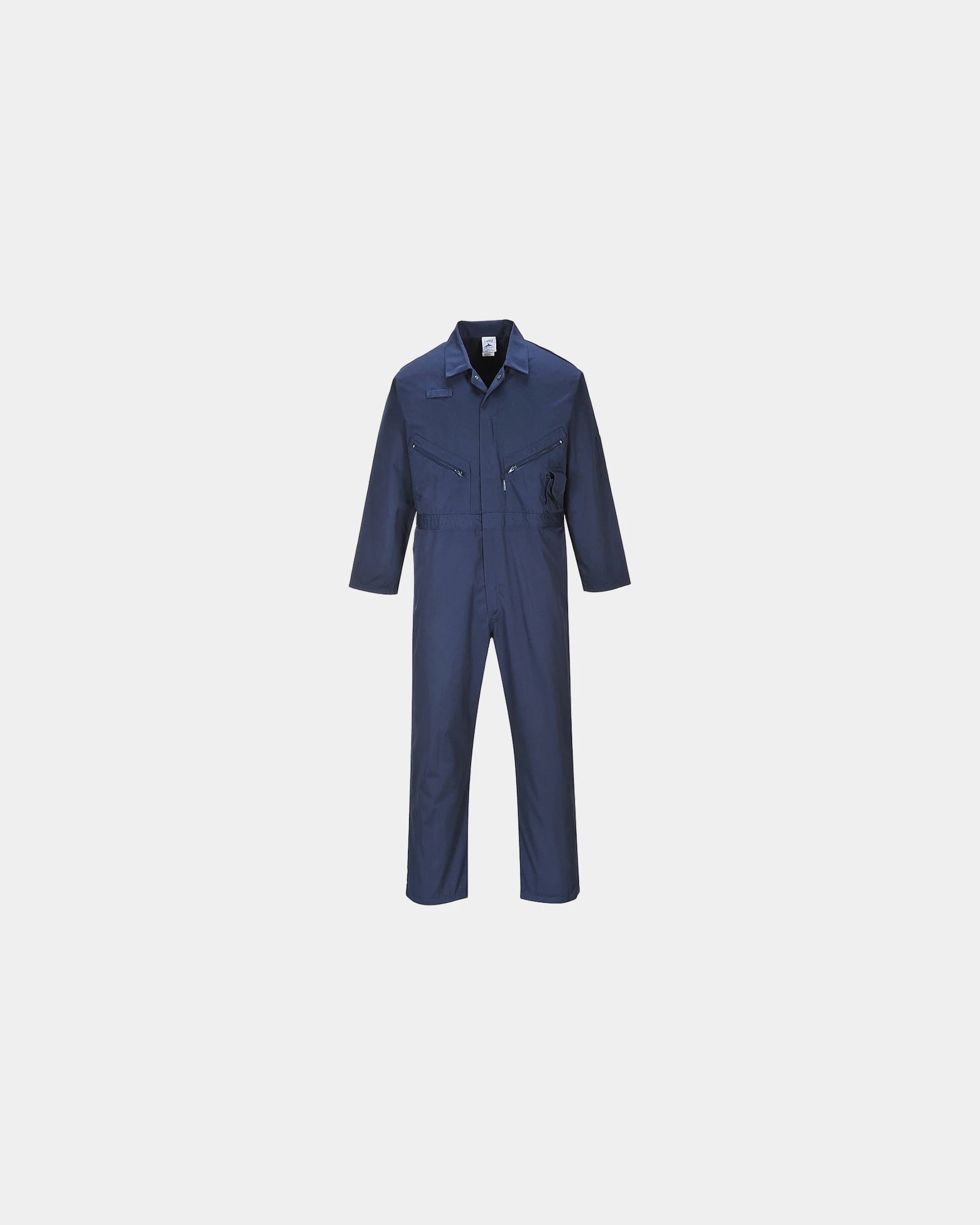 Overall polycotton 245 g/m² om te personaliseren - Marineblauw