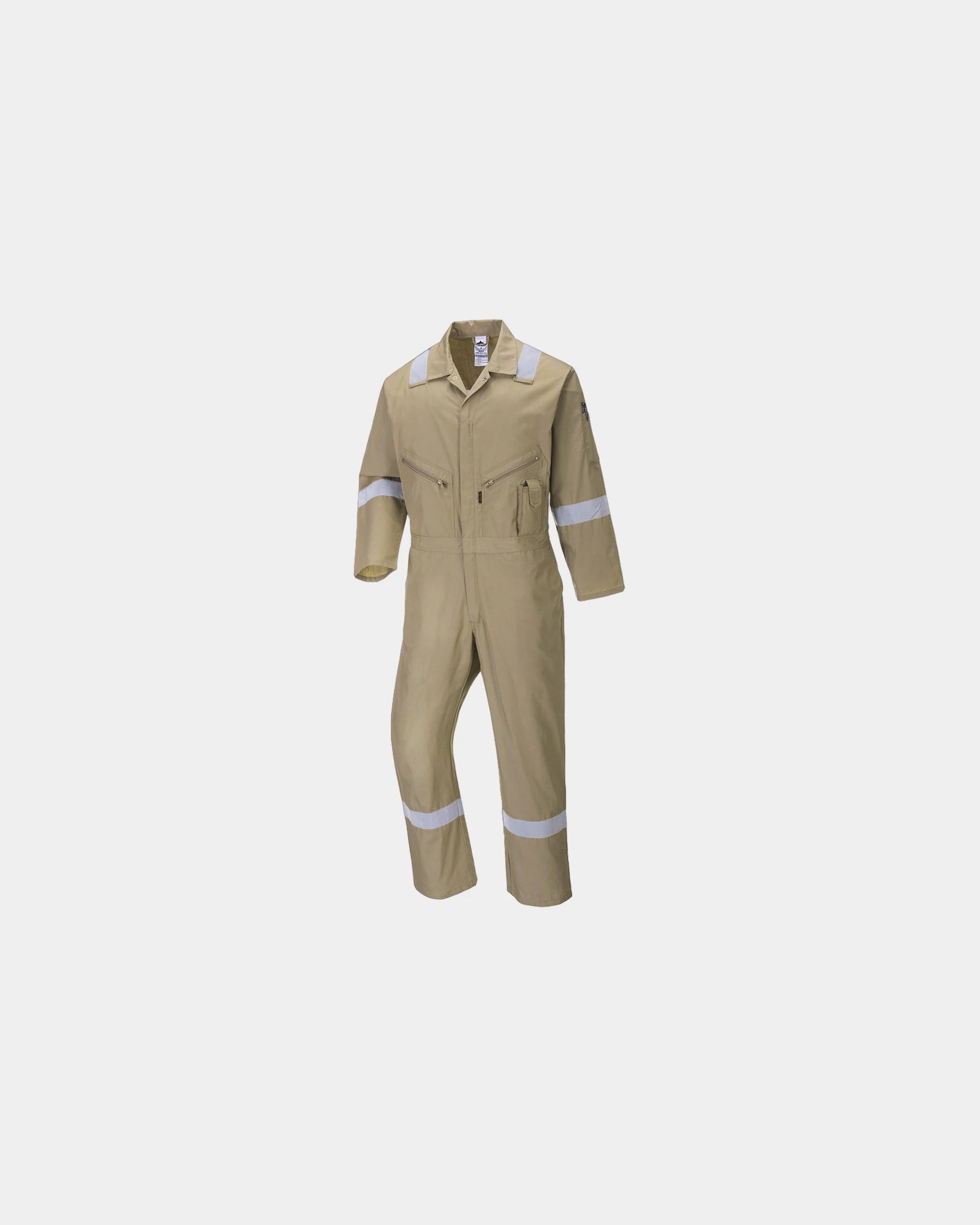 Overall katoen 190 g/m² reflecterend om te personaliseren - Kaki