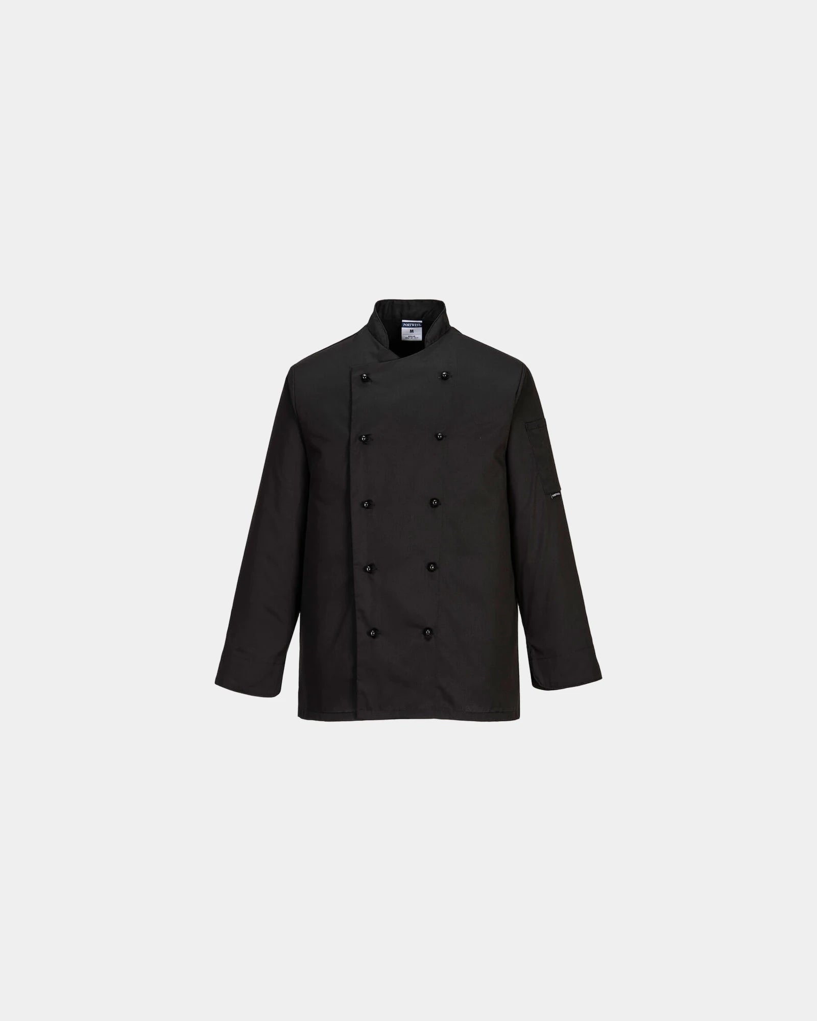 Kookjas polycotton unisex Somerset om te personaliseren - Zwart-Hemelsblauw
