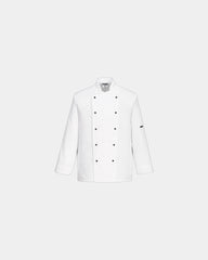 Kookjas polycotton unisex Somerset om te personaliseren - Wit
