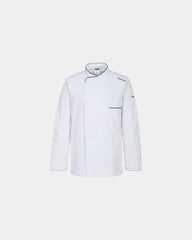 Chef jasje 100% katoen om te personaliseren - Wit