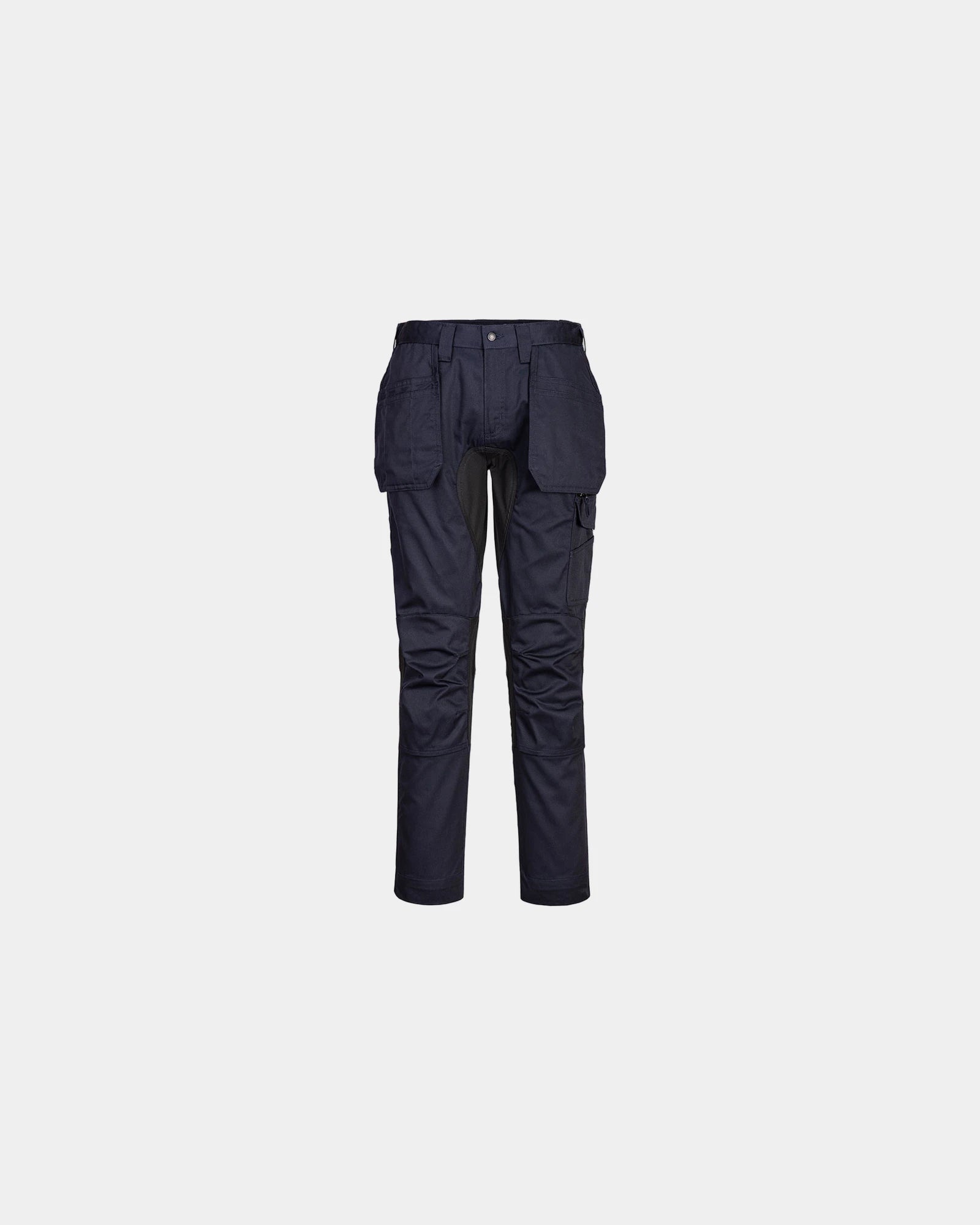 Broek stretch gerecycled polyester WX2 om te personaliseren - Marineblauw