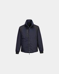 Werkjas stretch gerecycled polyester om te personaliseren - Marineblauw