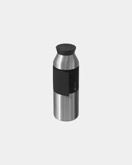Thermosfles rvs Travel Bottle 450ml om te personaliseren - Metal Black